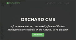 Desktop Screenshot of orchardproject.net